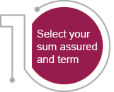Step 1 - Select Your Sum Assured and Term