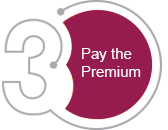 Step 3 - Pay the Premium